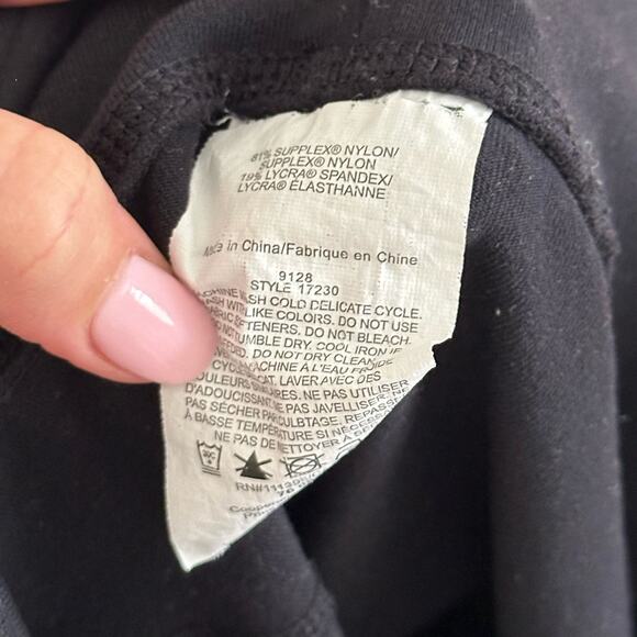 Tory Sport Cropped Activewear Leggings Black M - Picture 9 of 9